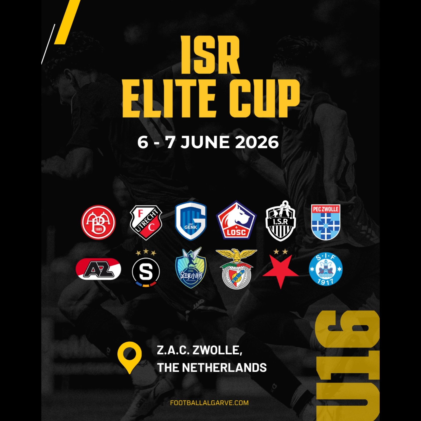 ISR Elite Cup U16 brengt internationaal topvoetbal naar ZAC