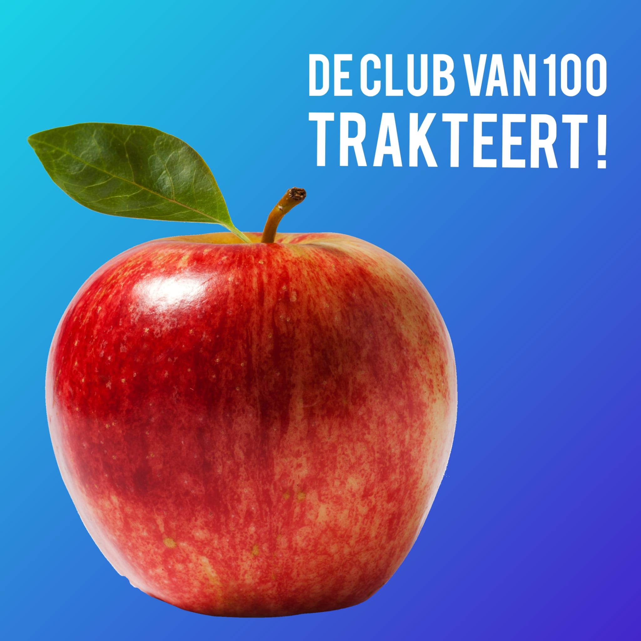 Club van 100 trakteert jeugdteams op fruit
